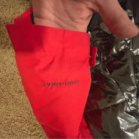 Columbia Women's Suttle Mountain Omni-Heat Bright Red Parka VERY WARM - Picture 7 of 8